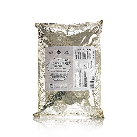 Edel Weiss Dom. Rep., 37 %, hvid couverture, callets, Original Beans, økologisk, 2 kg