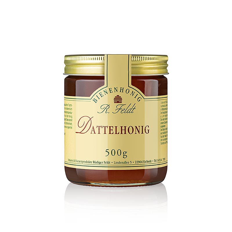 Dadelhonning, mørk, flydende, harmonisk, 500 g