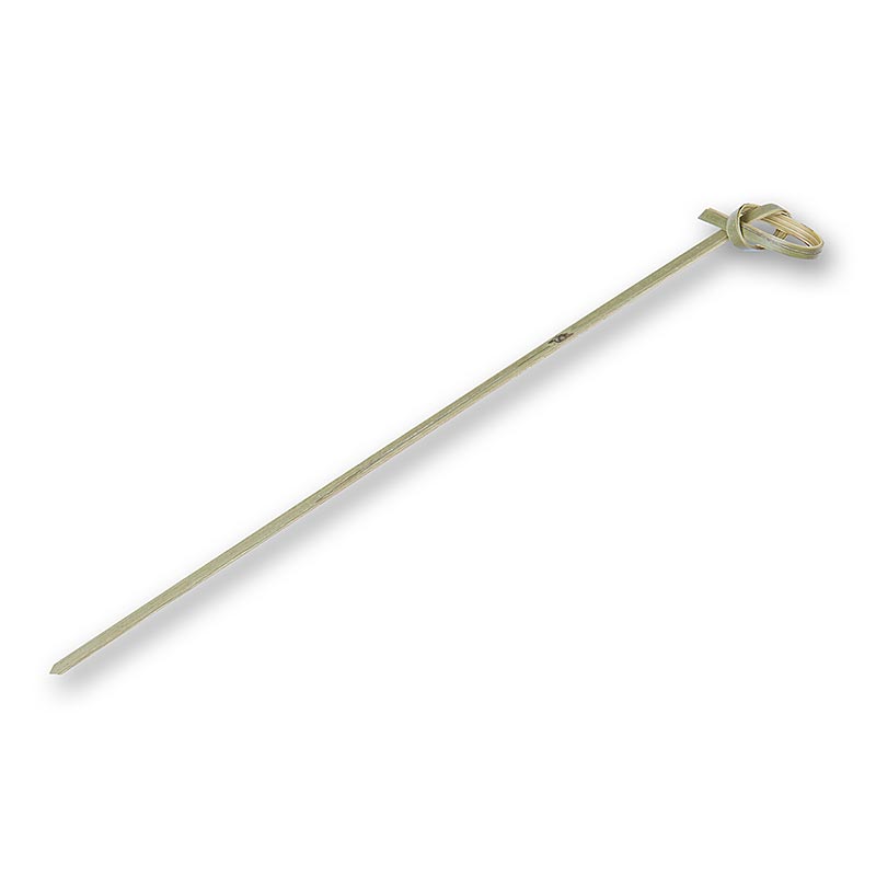 Bambusspyd, med knude i enden, grønne, 15 cm, 50 stk