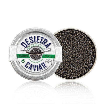 Desietra Baeriskaya kaviar (baerii), akvakultur, uden konserveringsmidler, 30 g