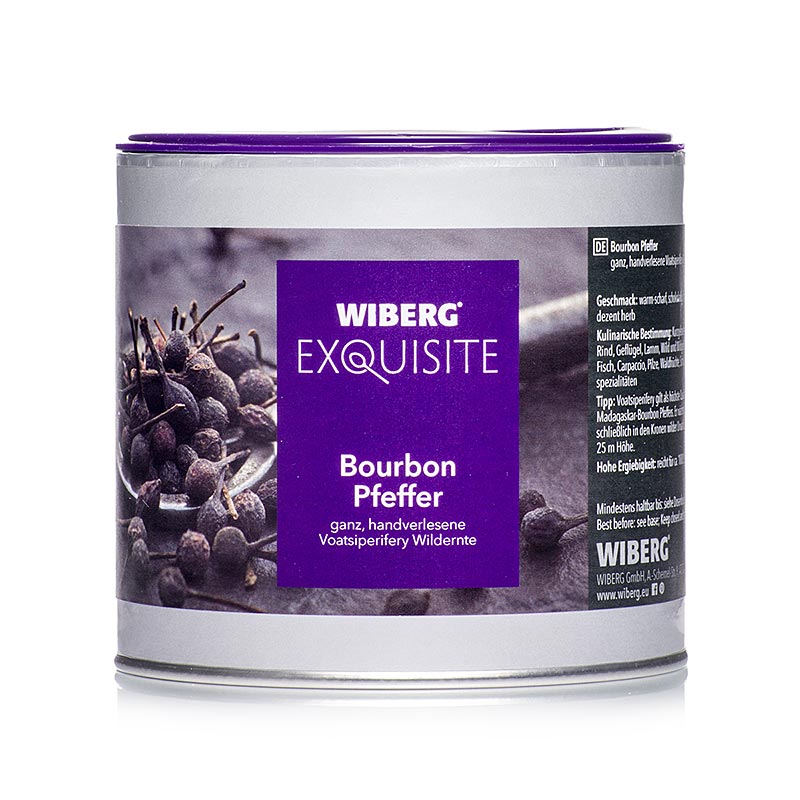 Wiberg eksklusiv Bourbon-peber (Voatsiperifery), hel, 240 g