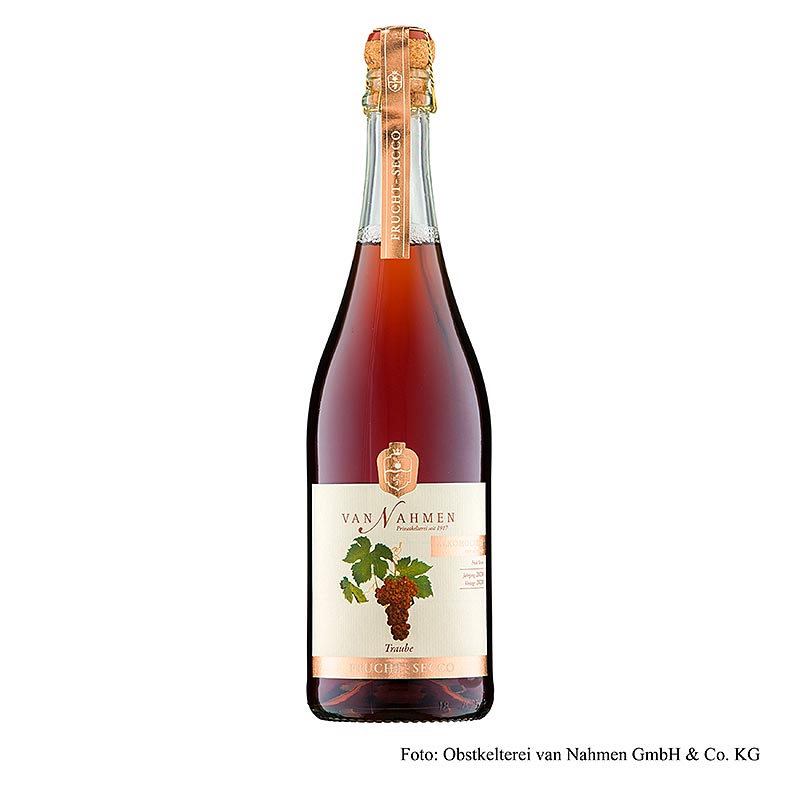 Van Nahmen drue-frugtsekt, alkoholfri, økologisk, 750 ml