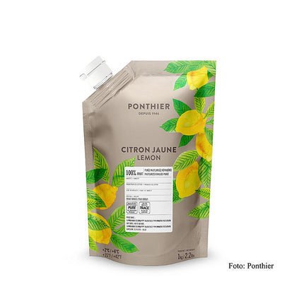 Ponthier citronpuré, 100 % frugt, 1 kg