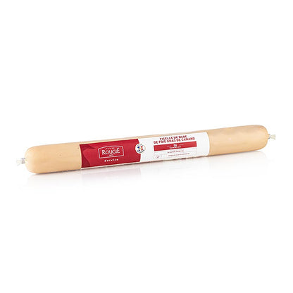 Andeleverblok, i stangform "Ficelle", foie gras, Ø 36 mm, 38 cm, Rougié, 400 g