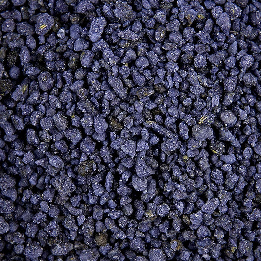 Ægte violblomstblade i små stykker, lilla, krystalliserede, spiselige, 1 kg