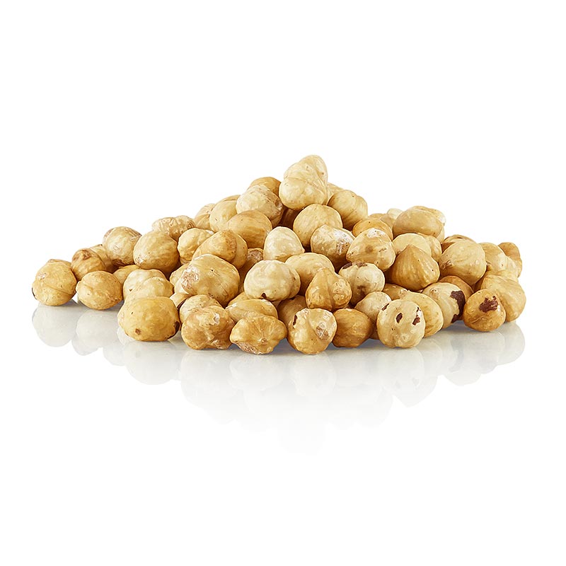 Hasselnødder - Piemonte IGP, uden skal og ristede, 14 mm, 1 kg