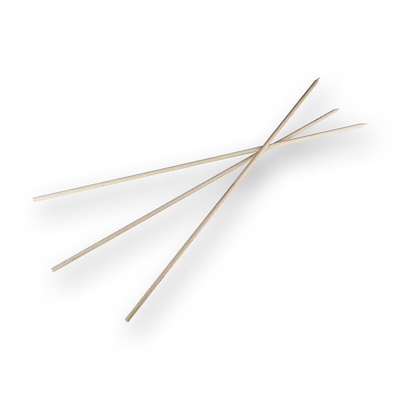 Træspyd, 40 cm, bøgetræ, 200 stk.