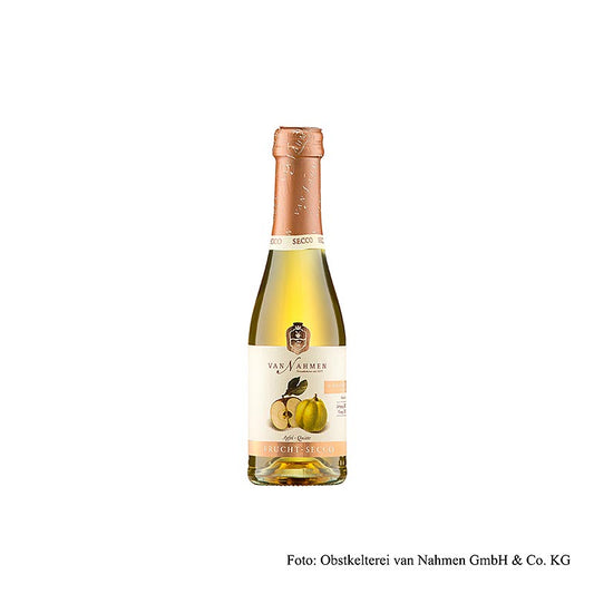 Van Nahmen æble-kvede frugtsekt, alkoholfri, økologisk, 200 ml