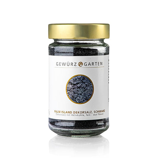 Gewürzgarten Palm Island Pacific-salt, dekorationssalt med aktivt kul, 200 g