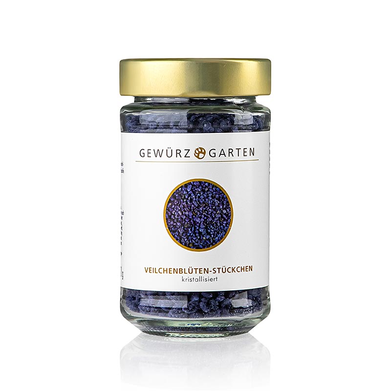 Gewürzgarten Stykker af violblomster, krystalliseret, 140 g