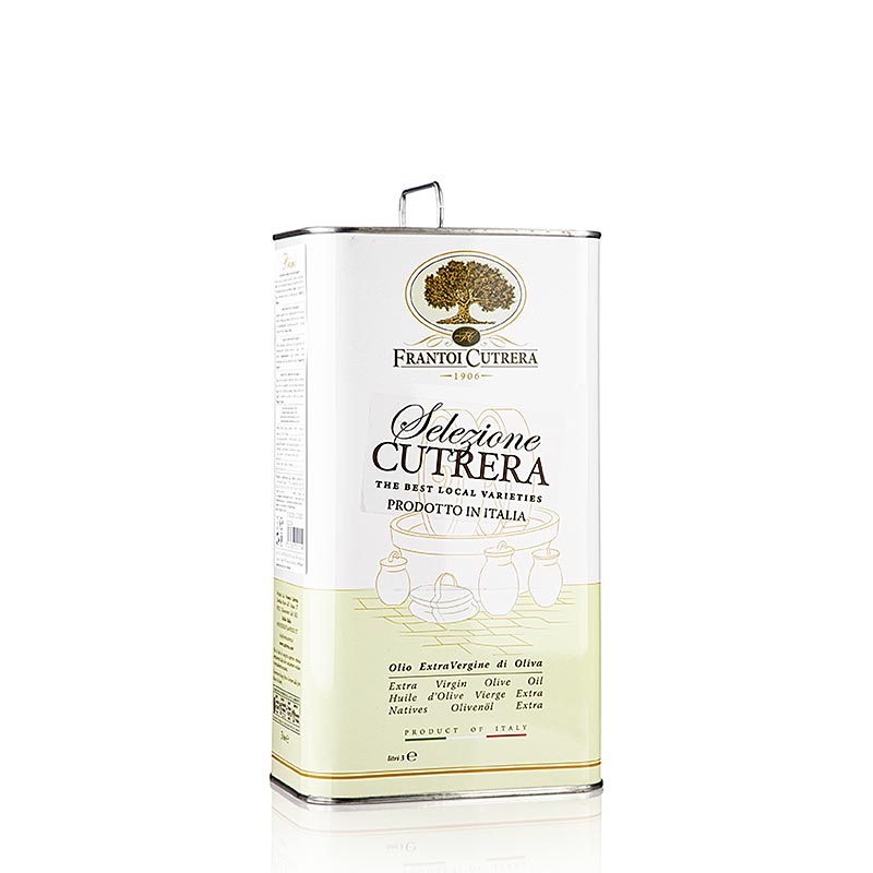 Ekstra jomfruolivenolie, Frantoi Cutrera "Selezione Cutrera", intens, 3 l