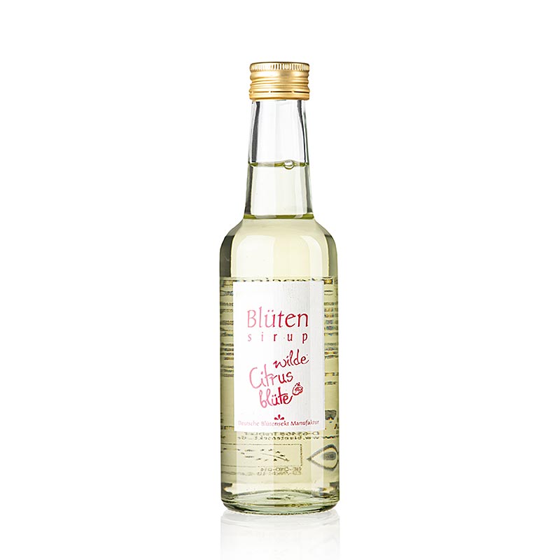 Blomstersirup af vilde citrusblomster, 1:10, økologisk, 250 ml