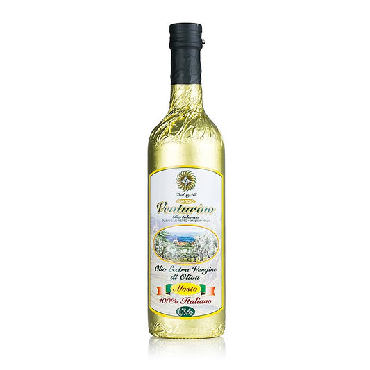 Ekstra jomfruolivenolie, Venturino, 100 % italienske oliven, 750 ml