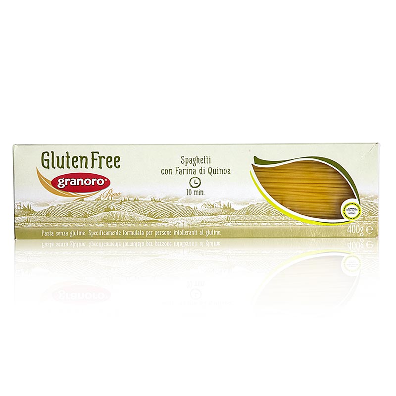 Granoro spaghetti, med quinoa, glutenfri, nr. 472, 4,8 kg, 12 x 400 g
