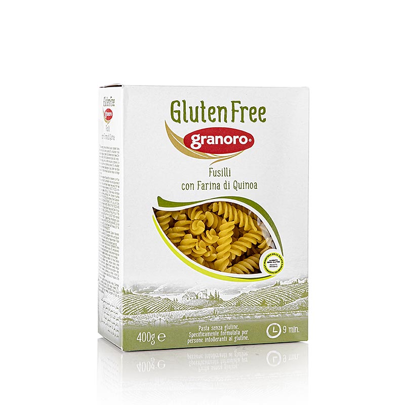 Granoro Fusilli, med quinoa, glutenfri, nr. 473, 4,8 kg, 12 x 400 g