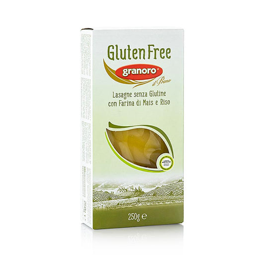Granoro Lasagne, med majs og ris, glutenfri, nr. 470, 250 g