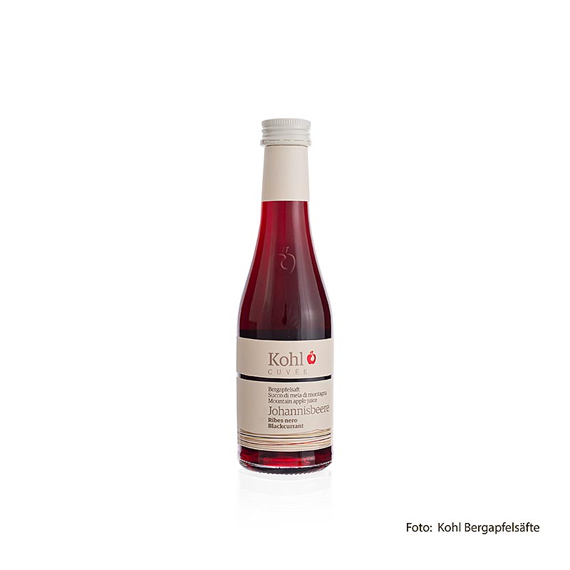 Cuvée bjergæblejuice + rødbær, 200 ml
