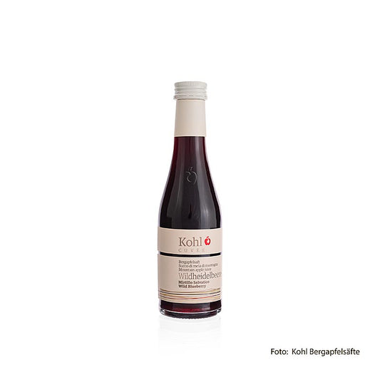Cuvée bjergæblejuice + blåbær, 200 ml