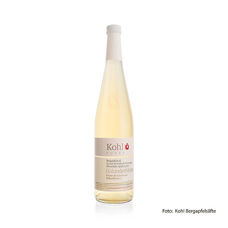 Cuvée bjergæblejuice + hyldeblomst, 750 ml
