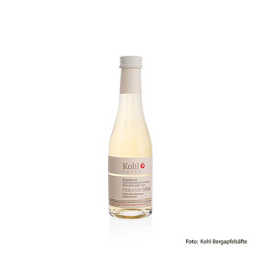 Cuvée bjergæblejuice + hyldeblomst, 200 ml