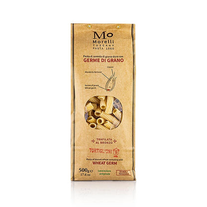 Morelli 1860 Tortiglioni, Germe di Grano, med hvedekim, 500 g
