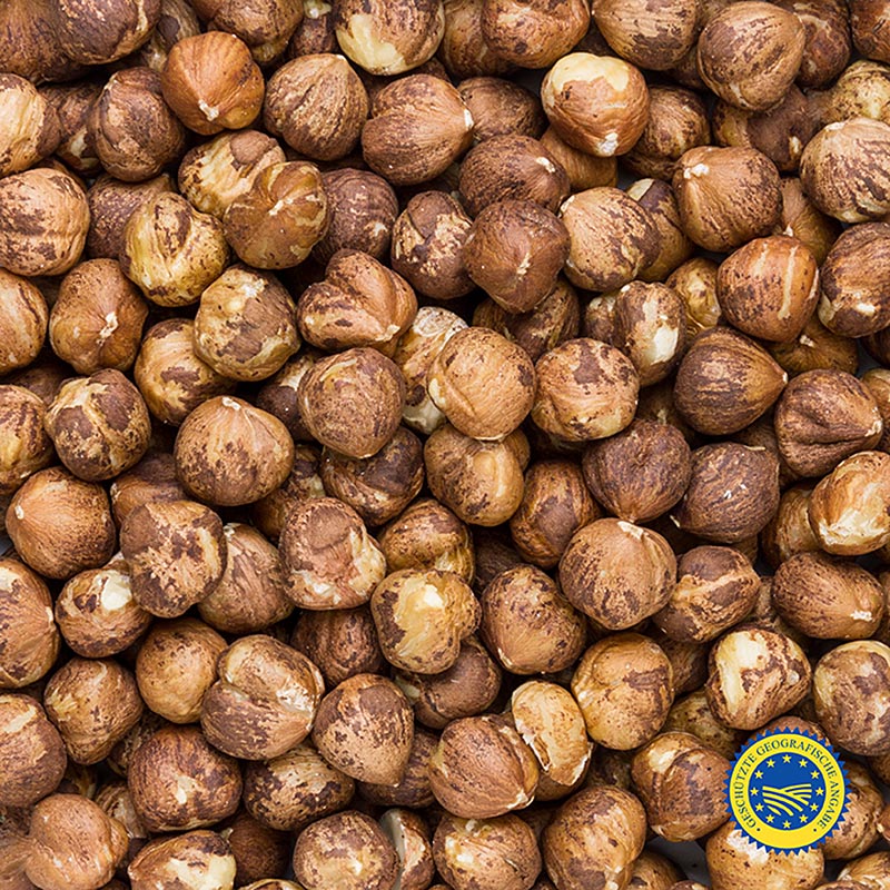 Hasselnødder, hele, med skal (brune), Piemonte, IGP/g.g.A., 1 kg