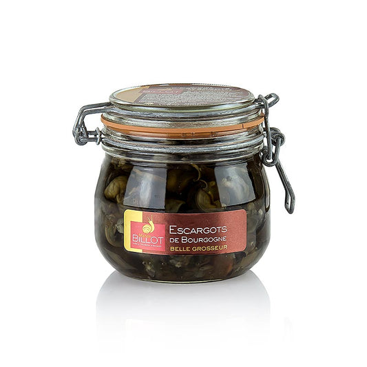 Burgunder-snegle, store, grøntsagsfond, Billot, 400 g, 60 stk