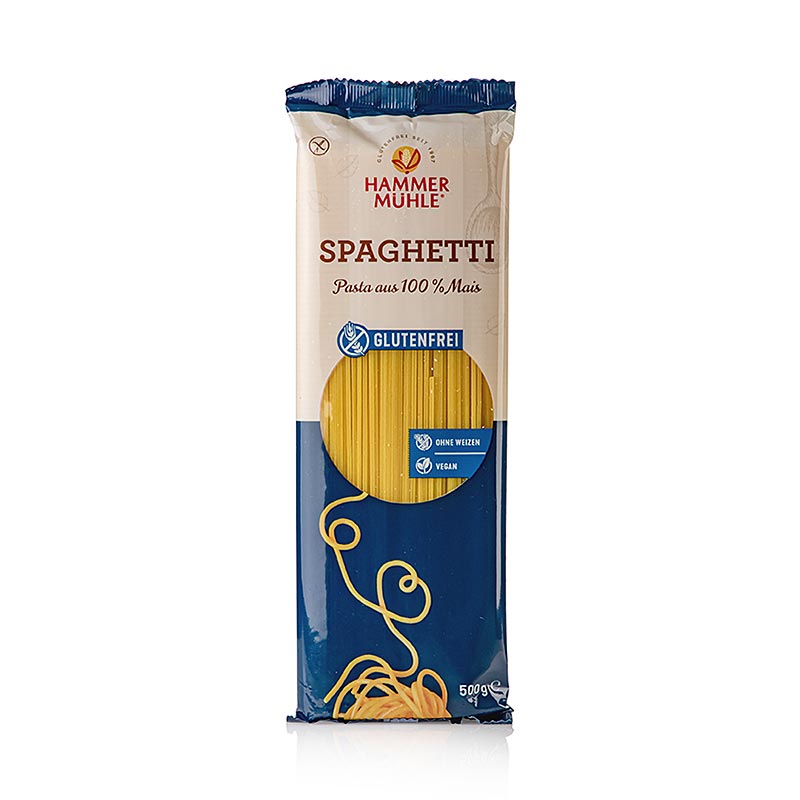 Hammermühle - Spaghetti af majs, glutenfri, 500 g