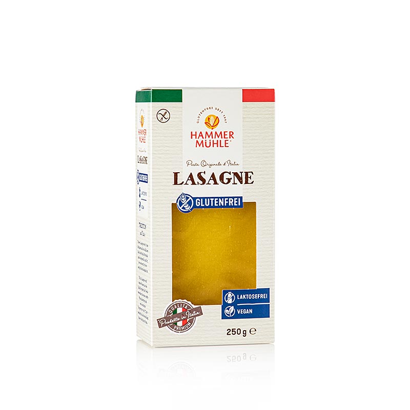 Hammermühle – Lasagneplader af majs og ris, glutenfri, 250 g