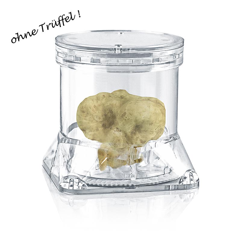 Tuber-Pack® trøffelbeholder, Ø 7 x 7 cm H, klar, med fleece, 1 stk