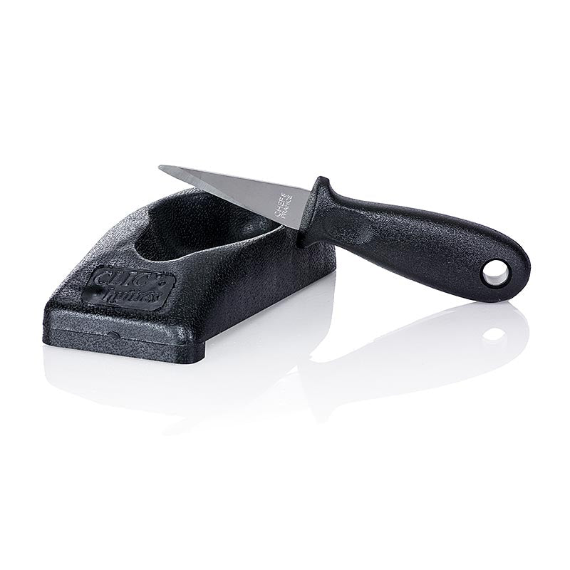 CLIC´huîtres østerskniv og holder af gummi, 2-delt, 2 stk.