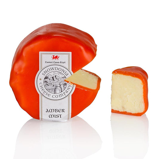 Snowdonia - Amber Mist, Cheddarost med whisky, orange voks, 200 g
