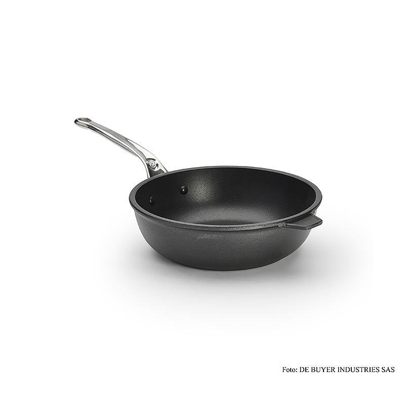 deBUYER "Choc Extreme" induktionssauteuse med non-stick-belægning, rustfrit stål
