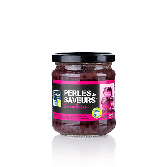 Frugtkaviar "Hindbær", perle størrelse 5 mm, kugler, Les Perles, 200 g