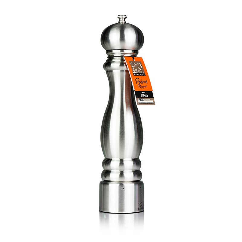 Peugeot peberkværn PARIS U´SELECT, 30 cm høj, justerbar, rustfrit stål, 1 stk.