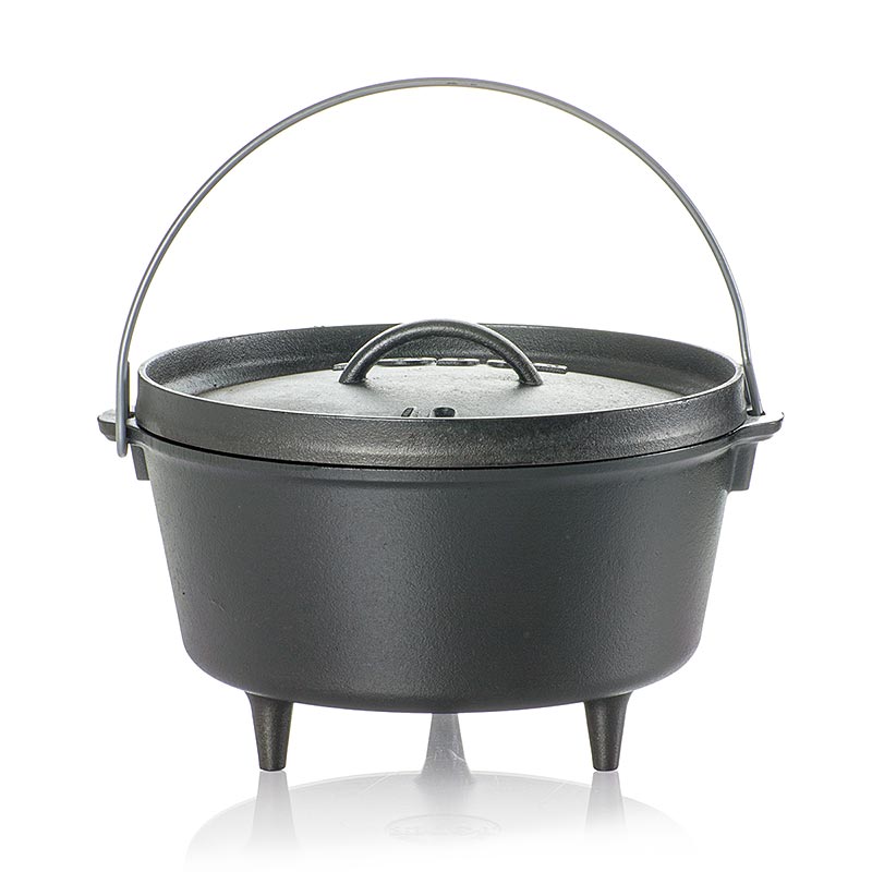 Tilbehør - Gryde "Lodge Camp Dutch Oven", 3 ben, Ø 25 cm, inkl. låg, 4,7 L, 1 st