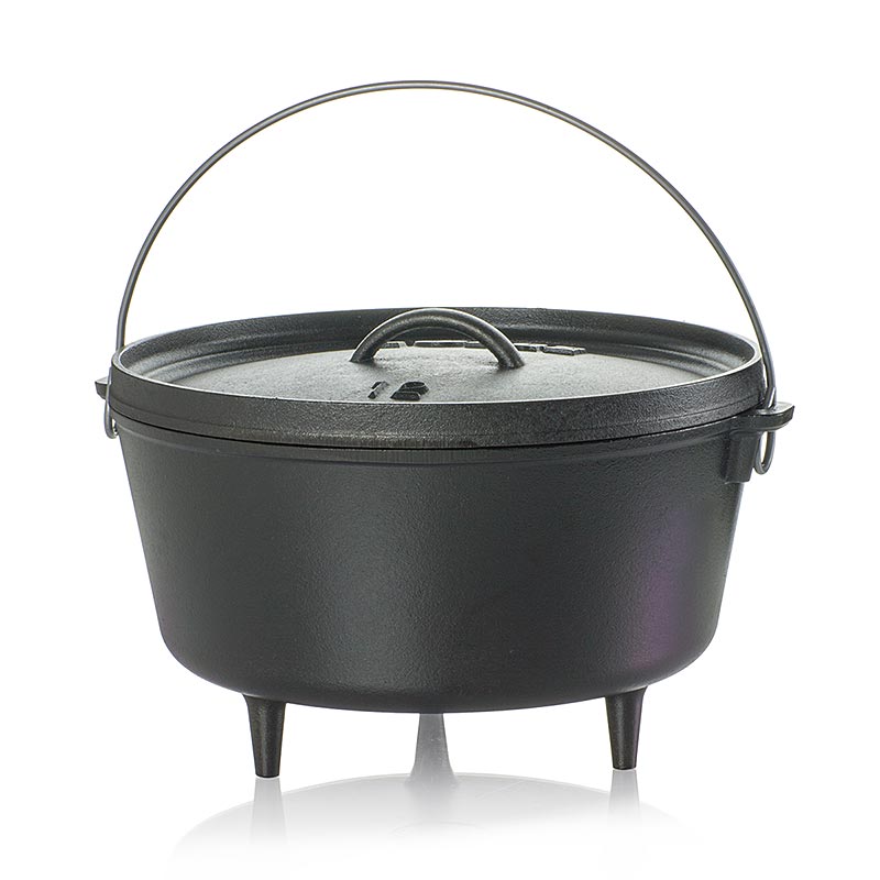 Tilbehør - Gryde Lodge "Camp Dutch Oven", 3 ben, Ø 30,5 cm, inkl. låg, 7,6 L, 1 St