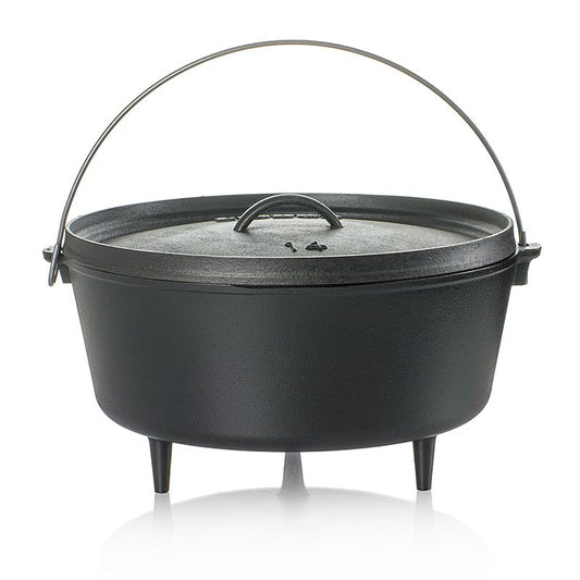 Tilbehør - Gryde Lodge "Camp Dutch Oven", 3 fødder, Ø 35,6 cm, inkl. låg, 9,5 l, 1 St