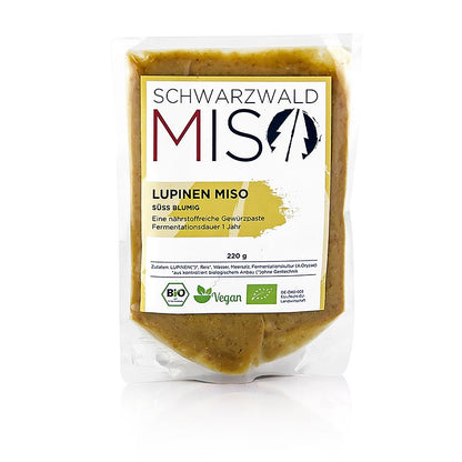 Miso-lupinpasta, sød og blomsteragtig, Schwarzwald Miso, økologisk, 220 g