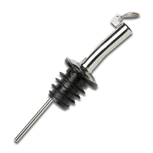 Flaskeudløber med klap, 12 cm lang, 8 mm gennemsnit, 1 stk