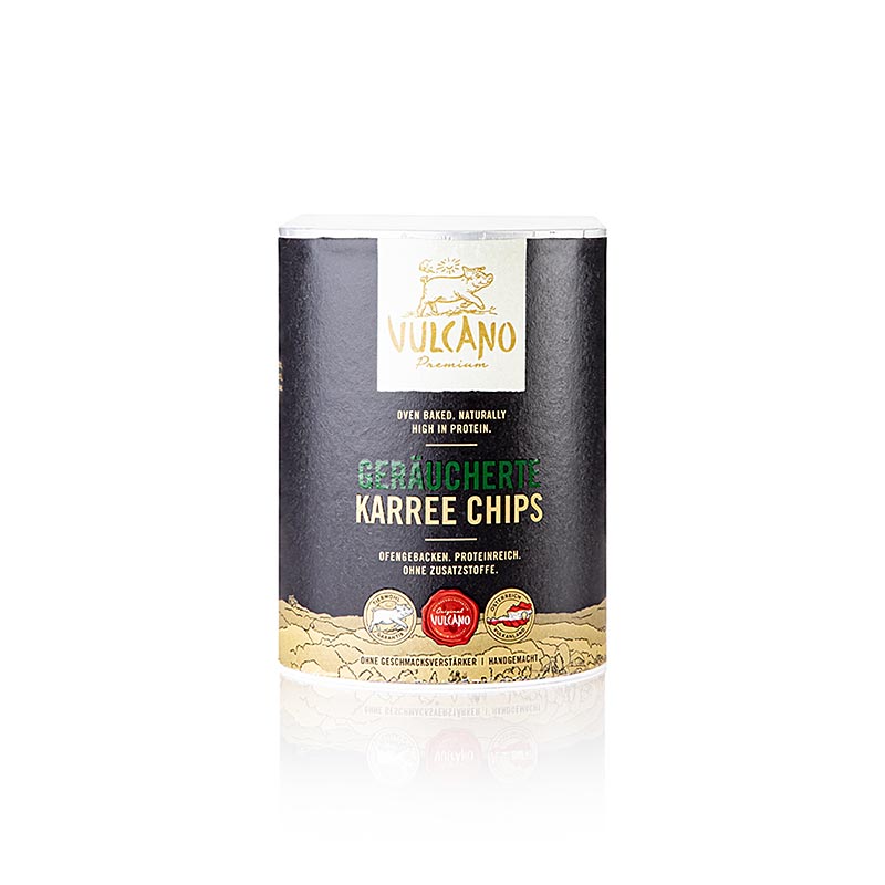 VULCANO røget skinkechips, lavet af skinke, 35 g