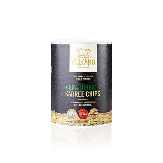 VULCANO røget skinkechips, lavet af skinke, 35 g