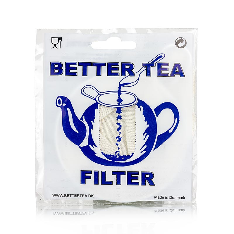 Better Tea Filter No. 2, strømpesigte, Ø9 cm, 1 stk