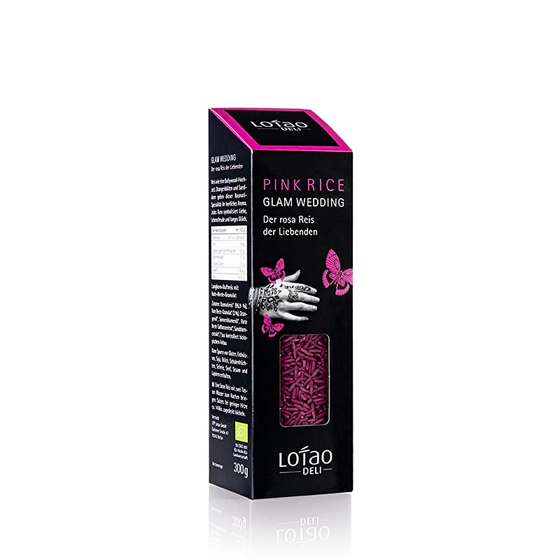 Lotao - Glam of Wedding Pink, lyserød ris, Indien, økologisk, 300 g