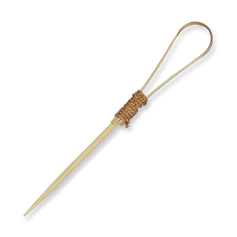Træspyd, "Lasso", bundet løkke, 7 cm, 100 stk.