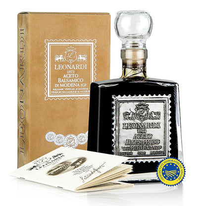 Leonardi - Aceto Balsamico di Modena IGP/g.g.A., Velluto Ocra, 10 år, 250 ml