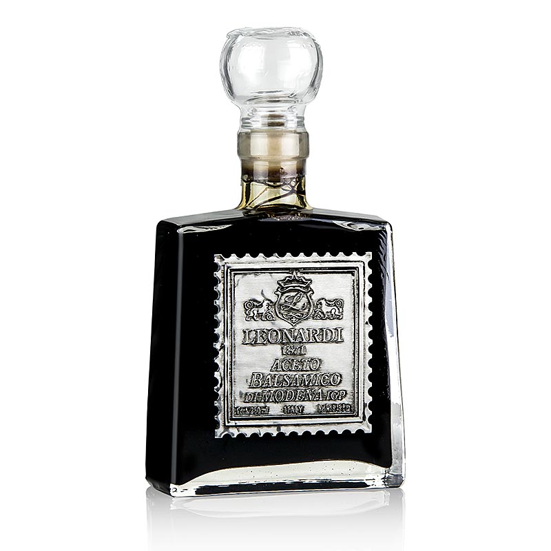 Leonardi - Aceto Balsamico di Modena IGP/g.g.A., Velluto Ocra, 10 år, 250 ml