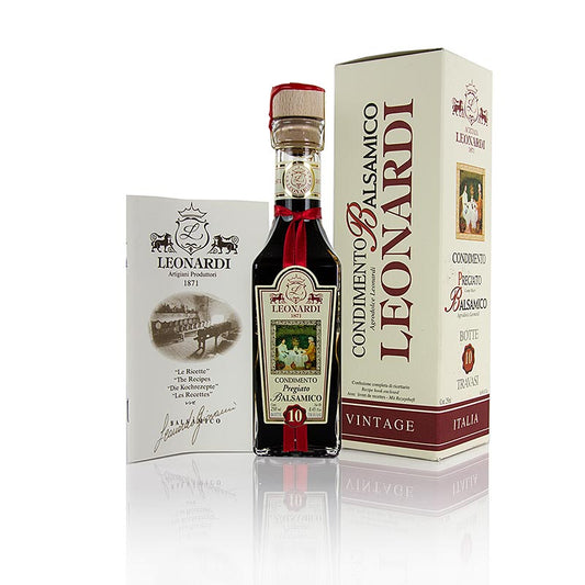 Leonardi - Condiment Balsamico, Pregiato, 10 år, 250 ml