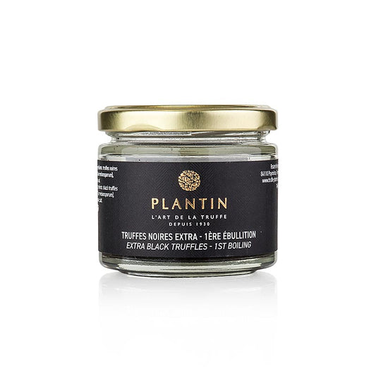 Ekstra fin vintertrøffel (Tuber Melanosporum), hele trøfler, runde, Plantin, 50 g