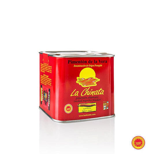 Paprikapulver - Pimentón de la Vera DOP/g.U., røget, bitter-sød, La Chinata, 350 g